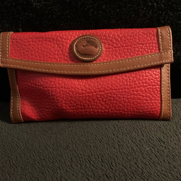 Vintage Dooney and Bourke leather wallet